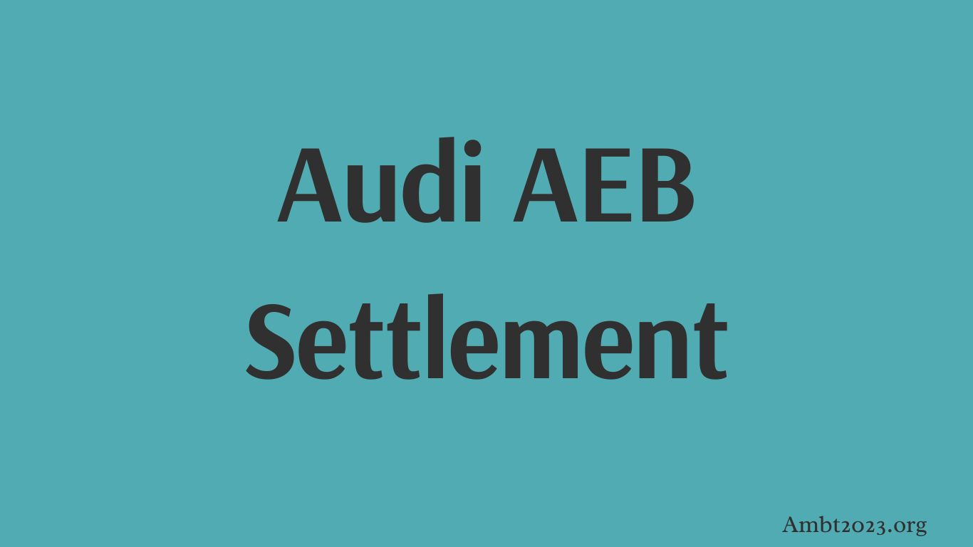 Audi AEB Settlement