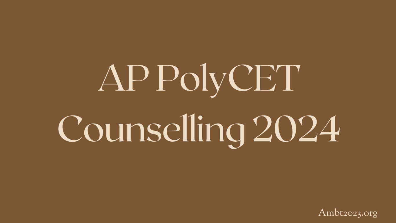 AP PolyCET Counselling 2024