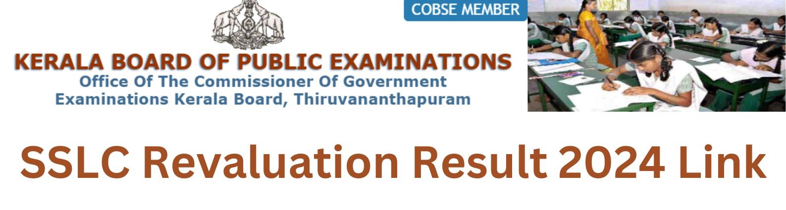 SSLC Revaluation Result 2024 Link @sslcexam.kerala.gov.in