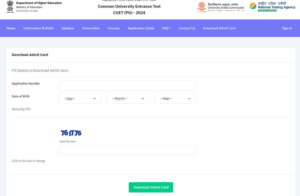 Cuet Exam Date 2024 And Admit Card Download Date Out 