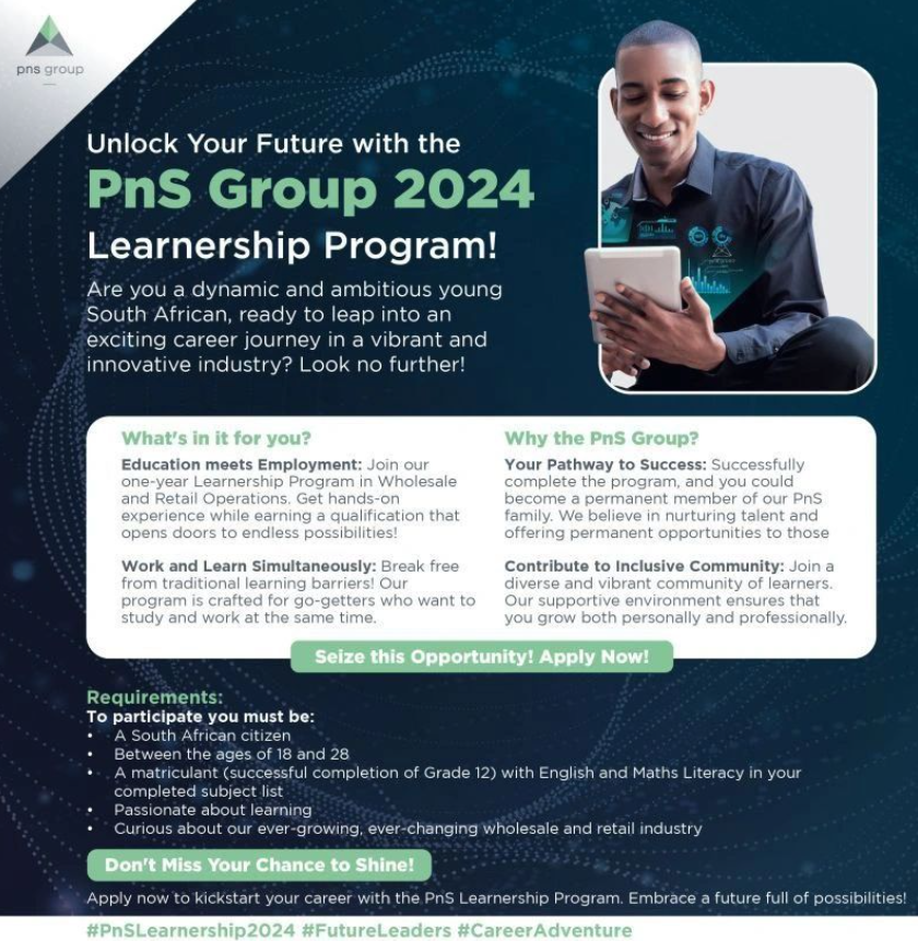 Know Every Details About PNS Group Learnership 2024