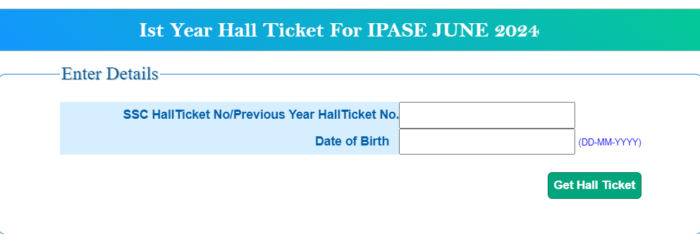 Download Your Intermediate Hall Ticket 2024 @tsbie.cgg.gov.in