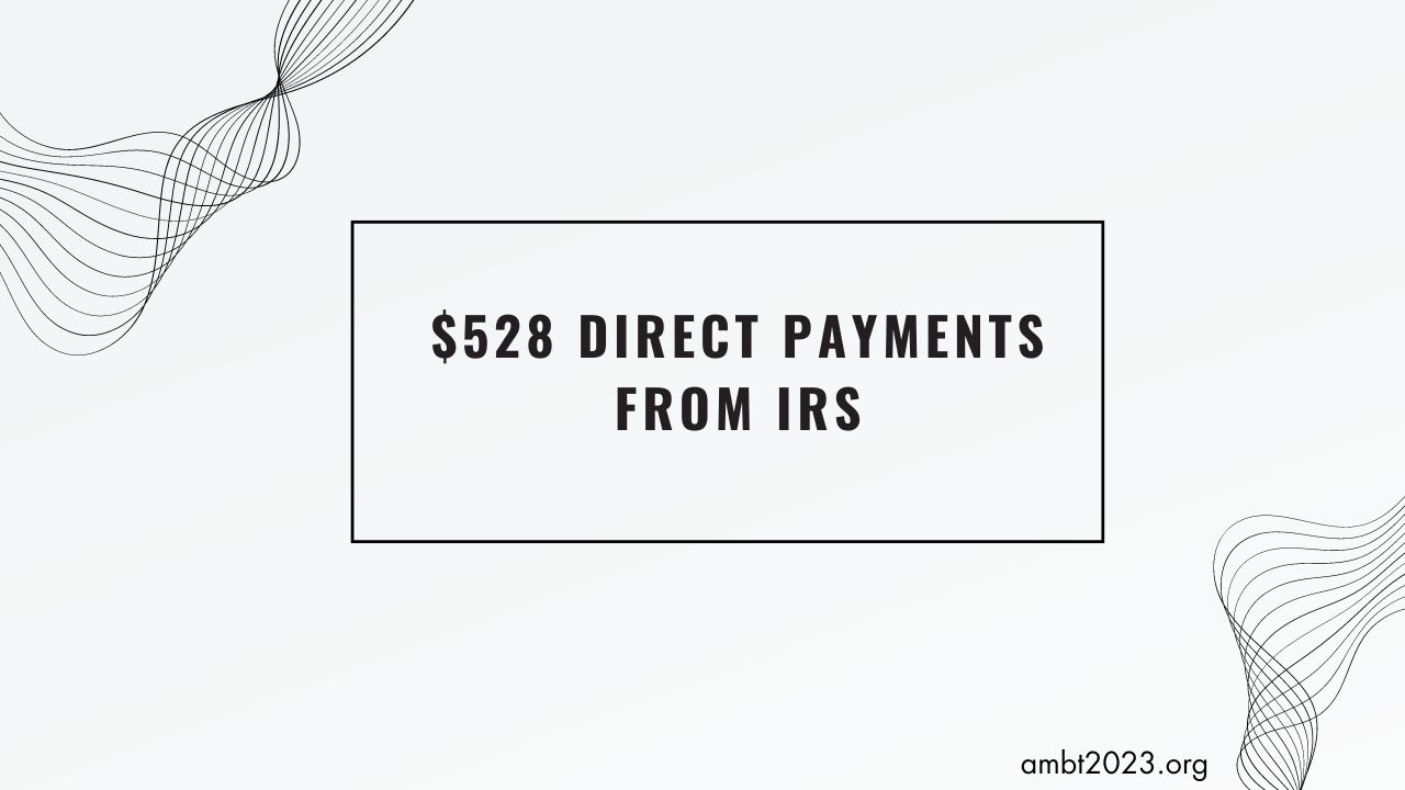 $528 Direct Payments From IRS
