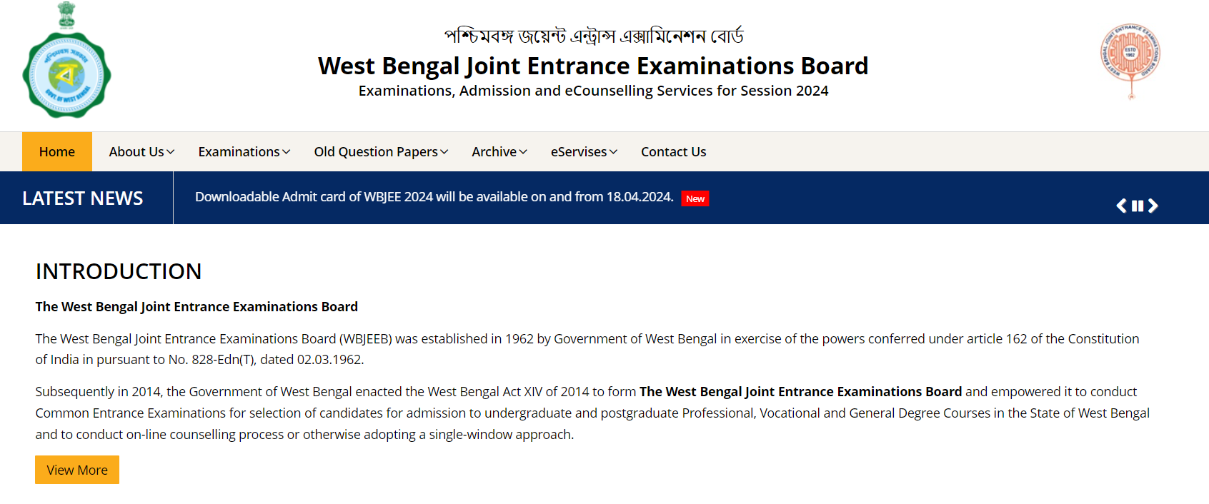Check WBJEE 2024 Result Link Live @wbjeeb.nic.in